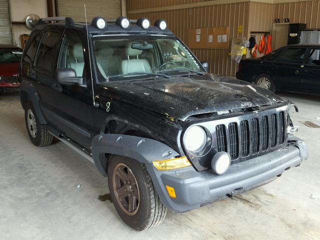 1J4GK38KX5W598192 - 2005 JEEP LIBERTY RE BLACK photo 1