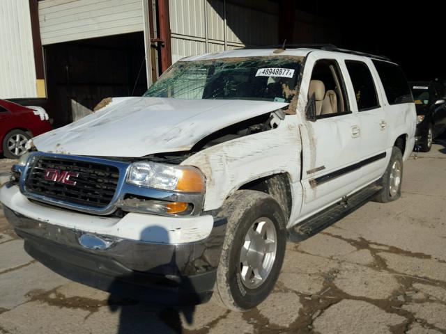 1GKEC16Z65J133943 - 2005 GMC YUKON XL C WHITE photo 2