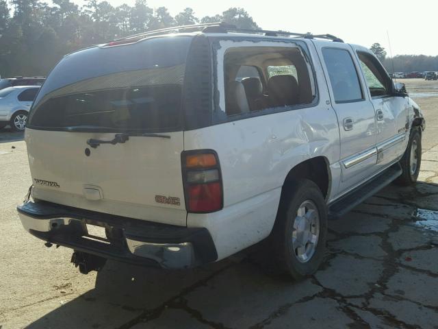 1GKEC16Z65J133943 - 2005 GMC YUKON XL C WHITE photo 4