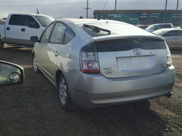 JTDKB20U157030401 - 2005 TOYOTA PRIUS GRAY photo 3