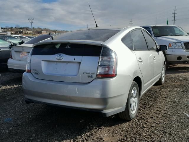 JTDKB20U157030401 - 2005 TOYOTA PRIUS GRAY photo 4