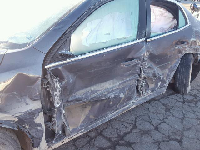 1G11B5SAXDF136441 - 2013 CHEVROLET MALIBU LS GRAY photo 10