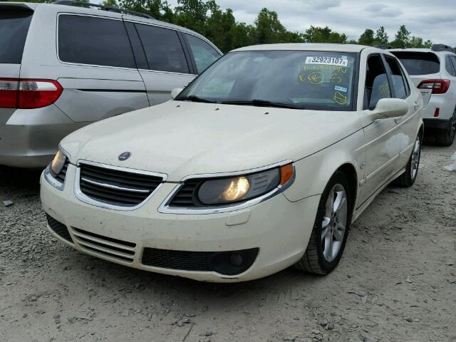 YS3ED49G283516736 - 2008 SAAB 9-5 2.3T WHITE photo 2