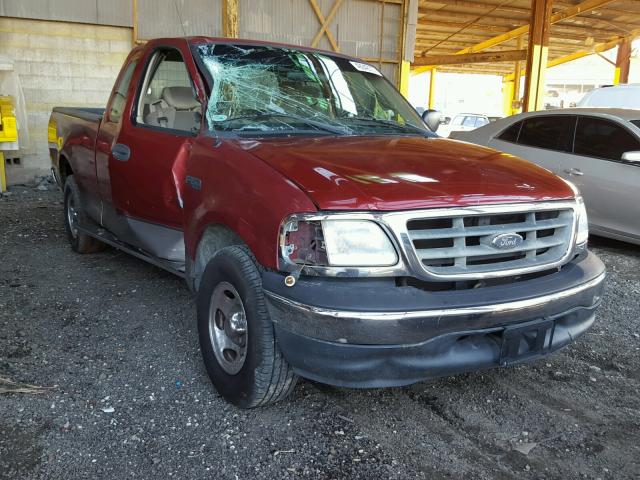 1FTZX17291NB12249 - 2001 FORD F150 MAROON photo 1