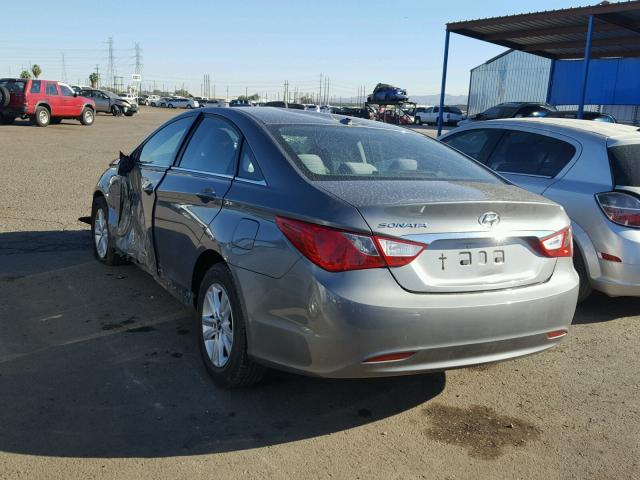 5NPEB4AC9DH715075 - 2013 HYUNDAI SONATA GLS GRAY photo 3