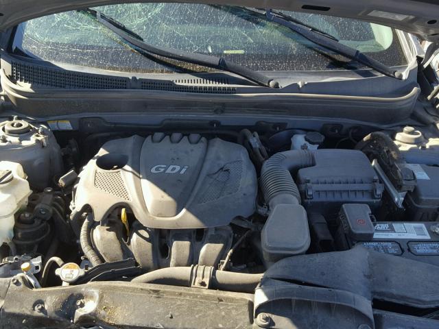 5NPEB4AC9DH715075 - 2013 HYUNDAI SONATA GLS GRAY photo 7