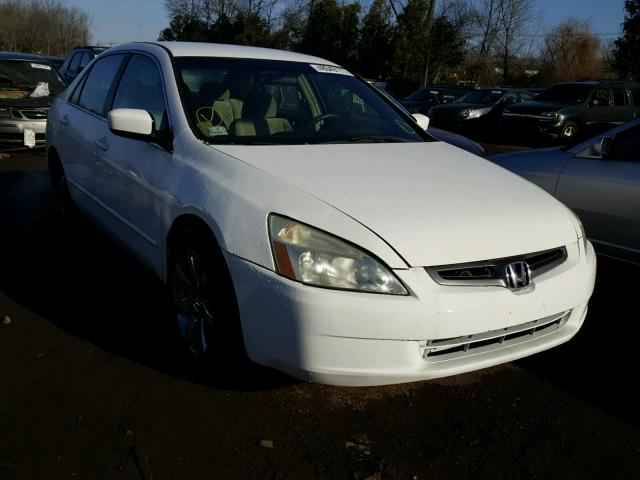 1HGCM563X3A070721 - 2003 HONDA ACCORD LX WHITE photo 1