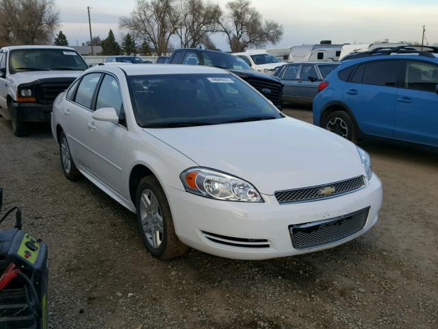 2G1WB5E31E1105896 - 2014 CHEVROLET IMPALA LIM WHITE photo 1