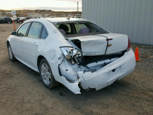 2G1WB5E31E1105896 - 2014 CHEVROLET IMPALA LIM WHITE photo 3