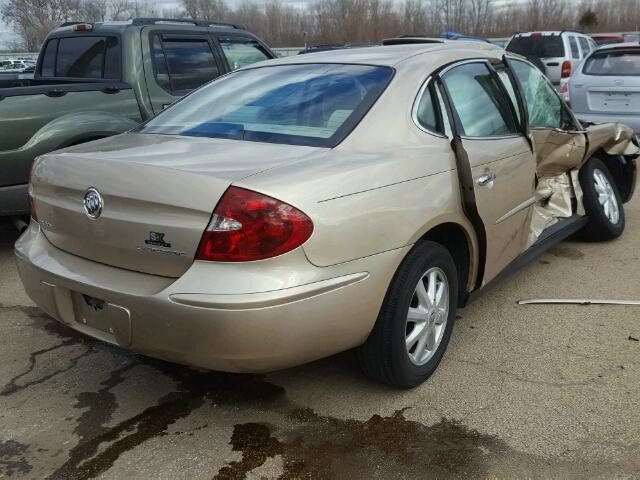 2G4WC562151292823 - 2005 BUICK LACROSSE C GOLD photo 4