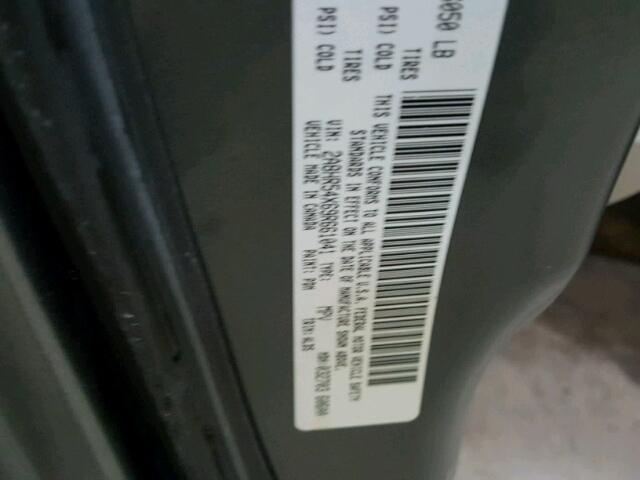 2A8HR54X69R661041 - 2009 CHRYSLER TOWN & COU GRAY photo 10