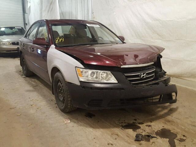 5NPET46C99H504620 - 2009 HYUNDAI SONATA GLS MAROON photo 1