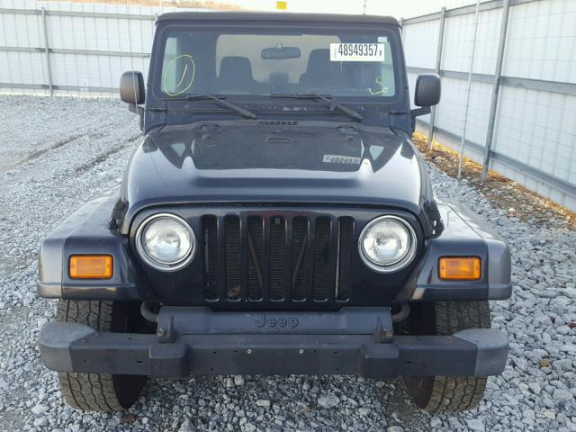 1J4FA39S14P801802 - 2004 JEEP WRANGLER X BLACK photo 9