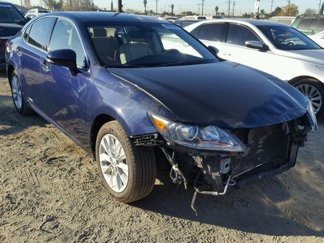 JTHBW1GG1D2032755 - 2013 LEXUS ES 300H BLUE photo 1