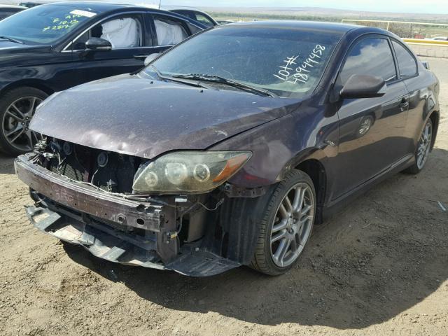 JTKDE167280240605 - 2008 TOYOTA SCION TC 紫色 照片 2