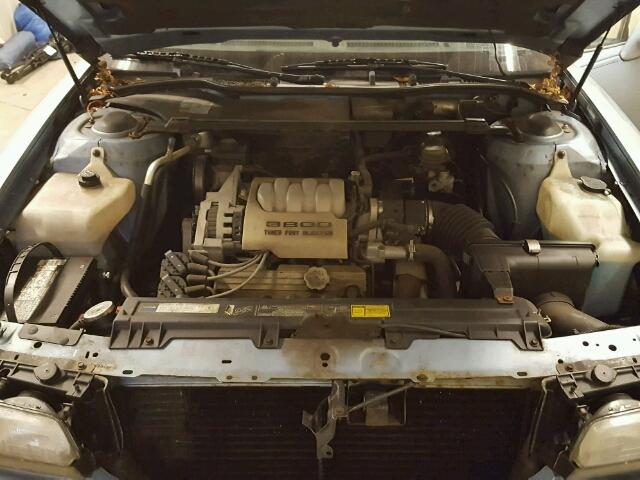 1G4HP53L7NH454445 - 1992 BUICK LESABRE CU BLUE photo 7