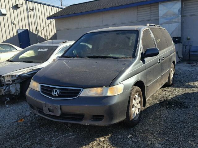 5FNRL18903B033139 - 2003 HONDA ODYSSEY EX GRAY photo 2