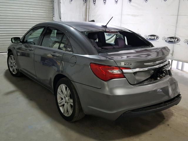 1C3CCBBB8DN618730 - 2013 CHRYSLER 200 TOURIN GRAY photo 3