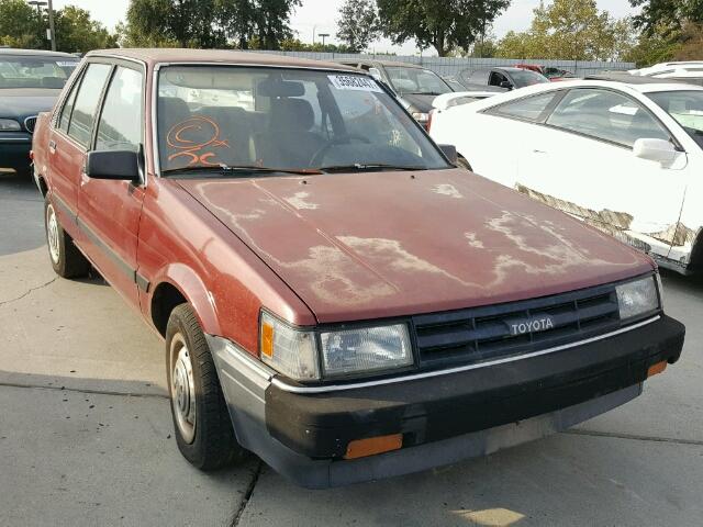 JT2AE83E6G3374268 - 1986 TOYOTA COROLLA LE BURGUNDY photo 1