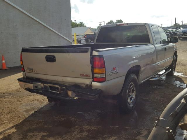 1GTEK19T24E141504 - 2004 GMC NEW SIERRA BEIGE photo 4