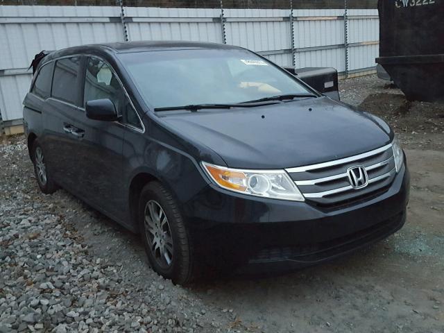 5FNRL5H68CB112409 - 2012 HONDA ODYSSEY EX BLACK photo 1