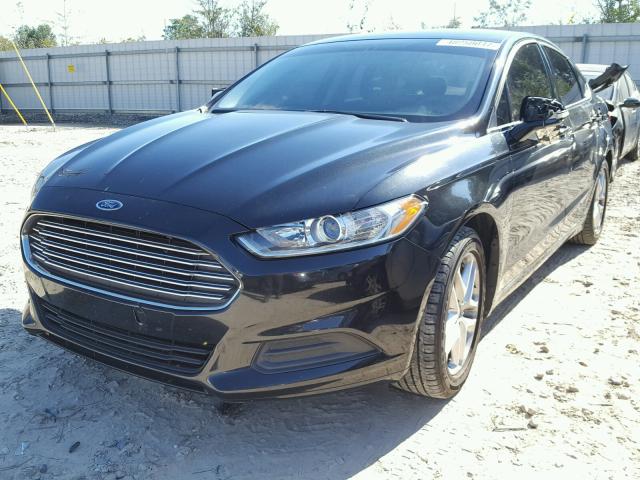 3FA6P0HD8ER179432 - 2014 FORD FUSION SE BLACK photo 2