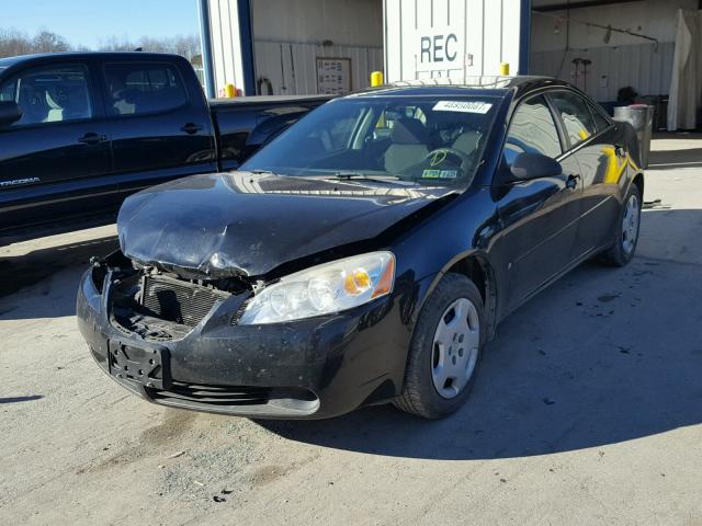 1G2ZF55B764257627 - 2006 PONTIAC G6 SE BLACK photo 2