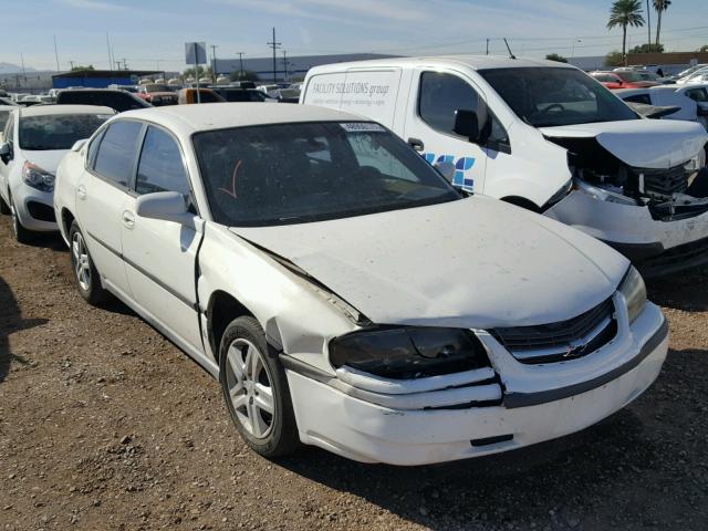 2G1WF55E919155558 - 2001 CHEVROLET IMPALA WHITE photo 1
