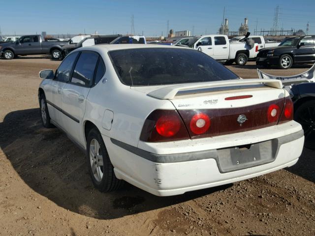 2G1WF55E919155558 - 2001 CHEVROLET IMPALA WHITE photo 3