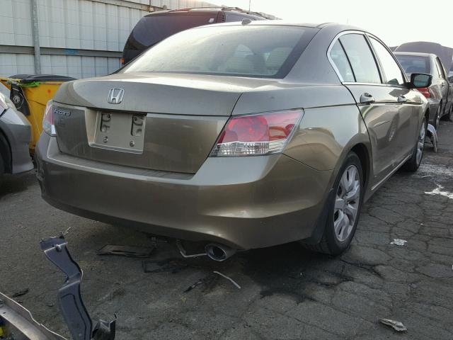 1HGCP2F88AA074751 - 2010 HONDA ACCORD EXL TAN photo 4