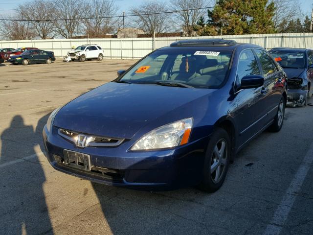 1HGCM56774A070258 - 2004 HONDA ACCORD EX BLUE photo 2