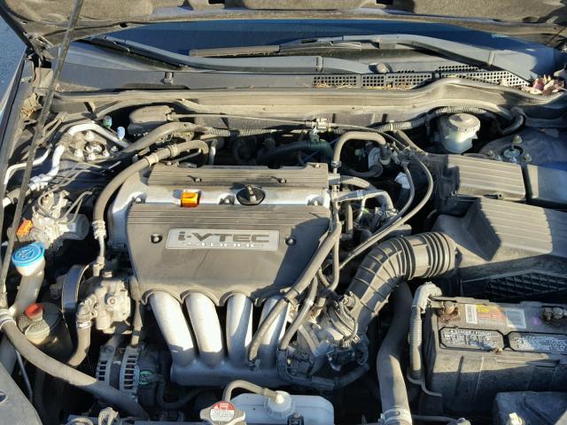 1HGCM56774A070258 - 2004 HONDA ACCORD EX BLUE photo 7