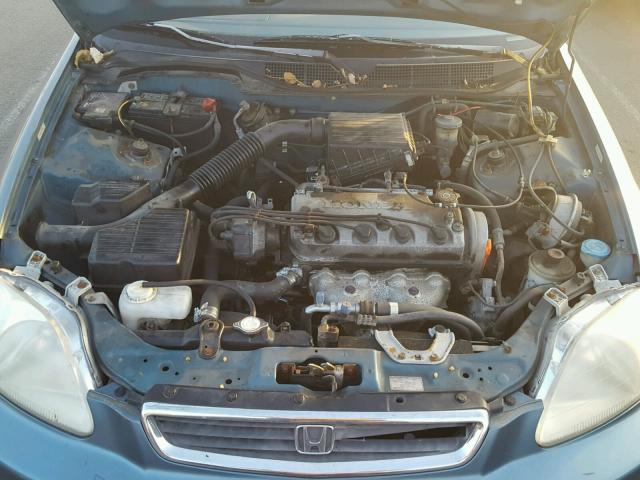 2HGEJ6671WH629850 - 1998 HONDA CIVIC LX BLUE photo 7