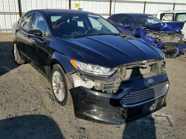 3FA6P0H9XER243692 - 2014 FORD FUSION SE BLACK photo 1