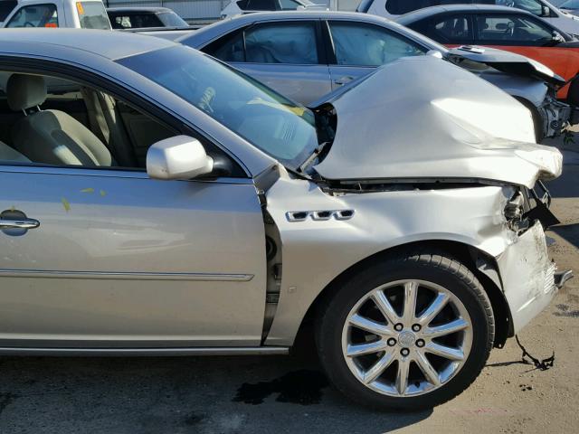 1G4HP57256U131019 - 2006 BUICK LUCERNE CX SILVER photo 9