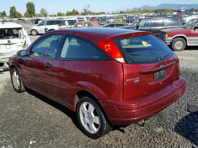 1FAHP31N86W167745 - 2006 FORD FOCUS ZX3 RED photo 3