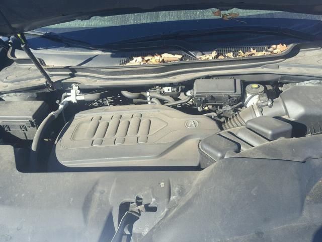 5FRYD3H40EB010163 - 2014 ACURA MDX TECHNO GRAY photo 7