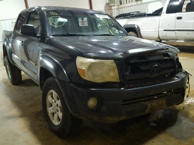 3TMJU62N76M017341 - 2006 TOYOTA TACOMA DOU BLACK photo 1