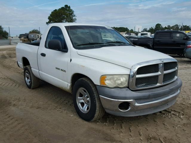 1D7HA16K12J187668 - 2002 DODGE RAM 1500 WHITE photo 1