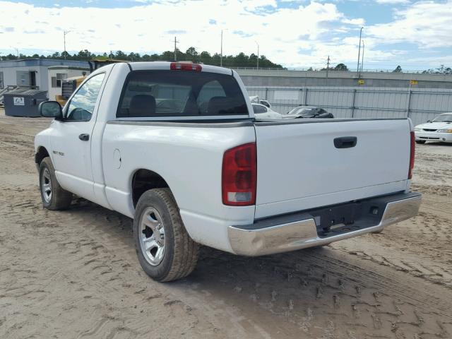 1D7HA16K12J187668 - 2002 DODGE RAM 1500 WHITE photo 3