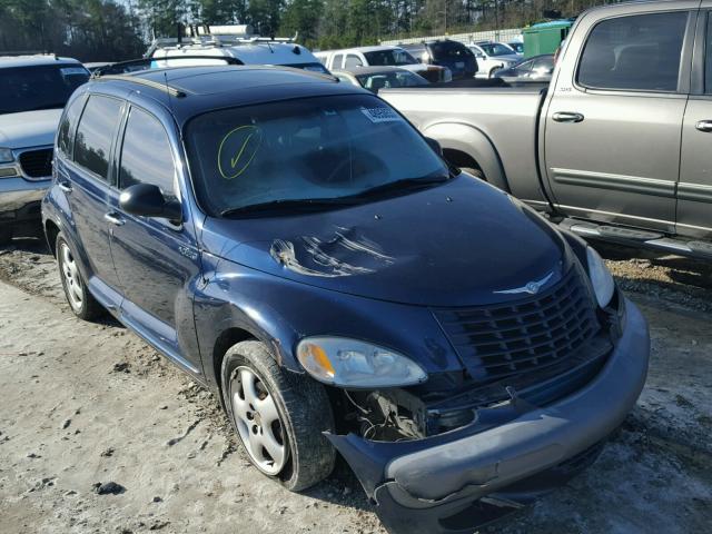 3C8FY4BB01T637305 - 2001 CHRYSLER PT CRUISER BLUE photo 1