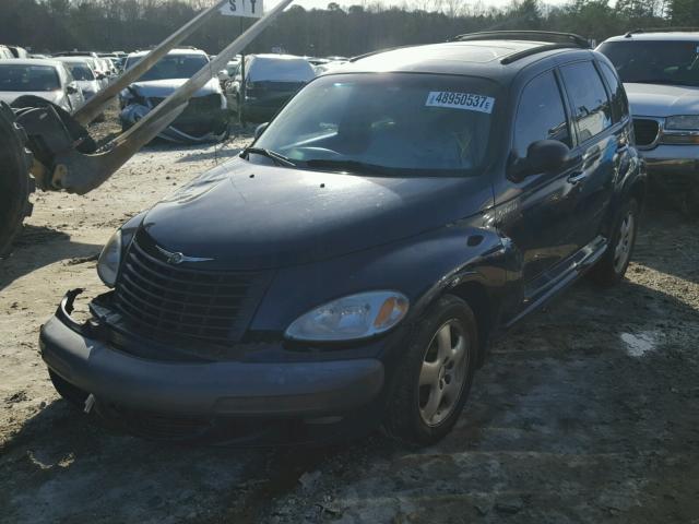 3C8FY4BB01T637305 - 2001 CHRYSLER PT CRUISER BLUE photo 2