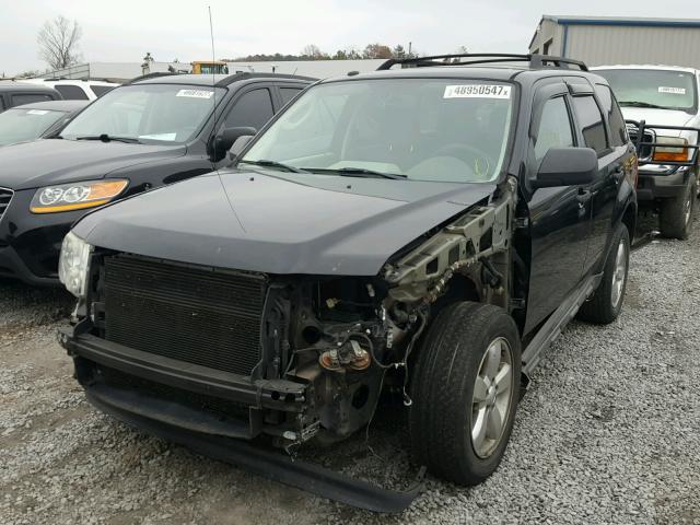 1FMCU03759KC21049 - 2009 FORD ESCAPE XLT BLACK photo 2