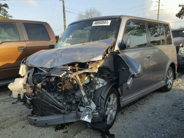 JTLKT324150211379 - 2005 TOYOTA SCION XB SILVER photo 2