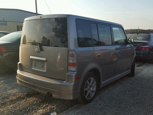 JTLKT324150211379 - 2005 TOYOTA SCION XB SILVER photo 4