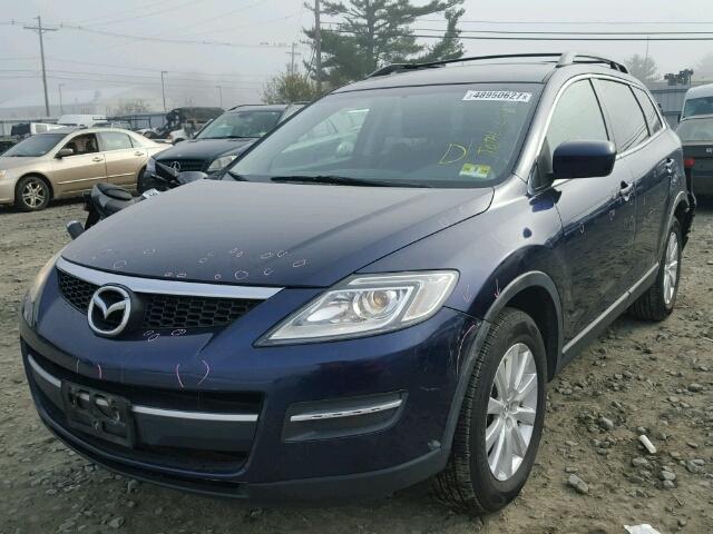 JM3TB38V990178115 - 2009 MAZDA CX-9 BLUE photo 2