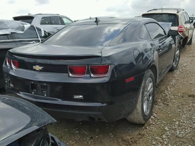 2G1FB1E38D9167739 - 2013 CHEVROLET CAMARO LT BLACK photo 4