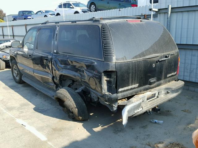 1GNFK16T62J192668 - 2002 CHEVROLET SUBURBAN K BLACK photo 3