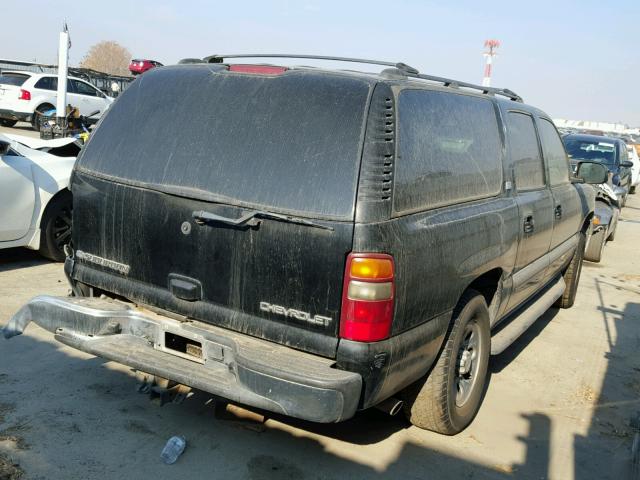 1GNFK16T62J192668 - 2002 CHEVROLET SUBURBAN K BLACK photo 4