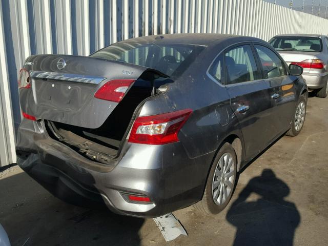 3N1AB7AP9GY234627 - 2016 NISSAN SENTRA S CHARCOAL photo 4